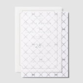 Faire invitation de mariage crème élégant (Décalage (Invitation))