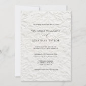 Faire invitation de mariage d'hiver simple (Devant)
