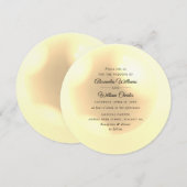 Faire invitation de mariage élégante perle simple  (Devant / Derrière)