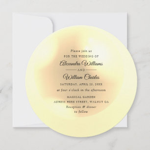 Faire invitation de mariage élégante perle simple 