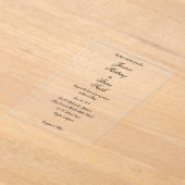 Faire invitation de mariage en acrylique (Poser)