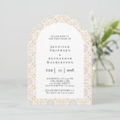 Faire invitation de mariage en carrelage (Debout devant)