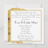 Faire invitation de mariage et d'anniversaire aux  (Dos)