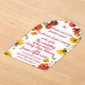 Faire invitation de mariage florale (Poser)