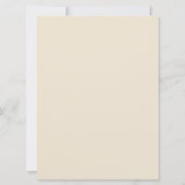 Faire invitation de mariage florale avec écriture (Dos)