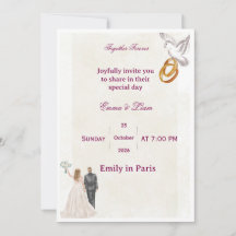 Faire invitation de mariage florale | RomaInvitati