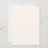 Faire invitation de mariage minimaliste (Dos)