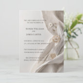 Faire invitation de mariage minimaliste (Debout devant)