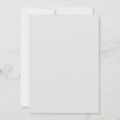 Faire invitation de mariage minimaliste (Dos)