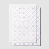 Faire invitation de mariage minimaliste noir (Décalage (Invitation))