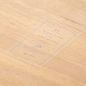 Faire invitation de mariage minimaliste noir (Poser)