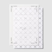 Faire invitation de mariage monochrome (Décalage (Invitation))