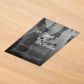 Faire invitation de mariage noir et blanc (Poser)
