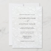 Faire invitation de mariage noir et blanc simple (Devant)