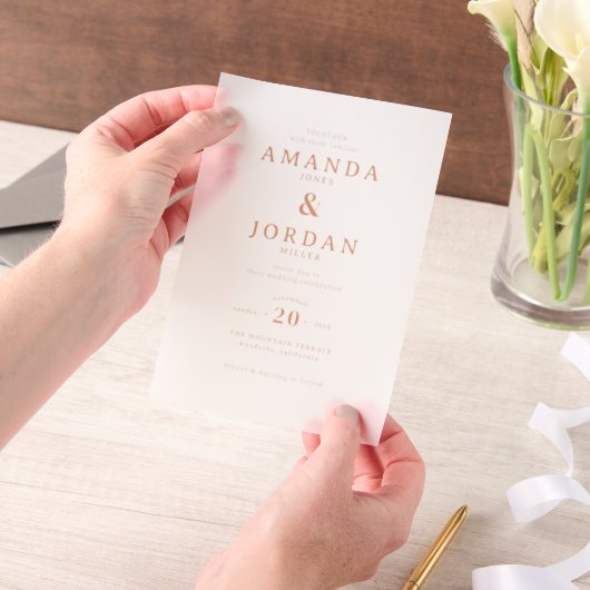 Faire invitation de mariage noir et or (Ordinateur de poche)