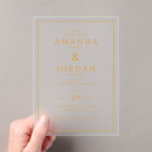 Faire invitation de mariage noir et or (In situ (ordinateur de poche))