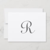 Faire invitation de mariage oiseaux grise cage acc (Dos)