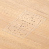 Faire Invitation de Mariage Ornée Beige (Poser)