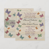 Faire Invitation de Mariage Papillon (Devant / Derrière)