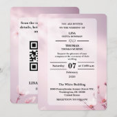 Faire Invitation de Mariage Rêveuse au Lavande (Devant / Derrière)