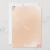 Faire invitation de mariage romantique (Dos)