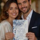 Faire invitation de mariage romantique inspiré de
