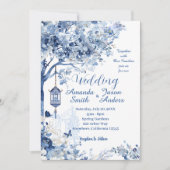 Faire invitation de mariage romantique inspiré de (Devant)