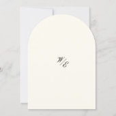 Faire invitation de mariage rustique au tournesol (Dos)