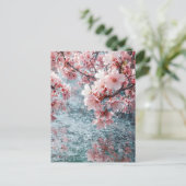 Faire invitation de mariage Sakura sur l'eau - Sér (Debout devant)