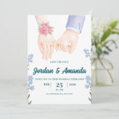 Faire invitation de mariage "Save the Date" (Debout devant)