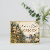 Faire invitation de mariage Save the Date de l'Ore (Debout devant)