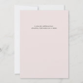 Faire invitation de mariage sur la plage de l'océa (Dos)