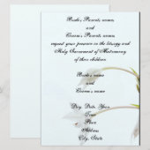 “Faire invitation de mariage Tulipe” (Devant / Derrière)