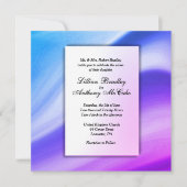 Faire invitation de mariage violet Mist (Devant)