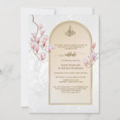 Faire invitation de Nikkah pour mariage | Magnolia (Devant)