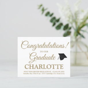 Faire invitation de remise de diplôme avec un chap
