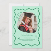 Faire invitation de remise de diplôme avec une bor (Dos)
