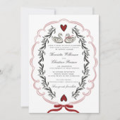 Faire invitation de site web de mariage Histoire d (Devant)