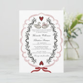 Faire invitation de site web de mariage Histoire d (Debout devant)