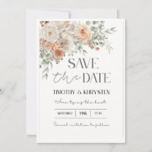 Faire invitation Peach et Green pour sauver la dat