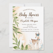 Faire invitation pour une baby shower avec un jeun (Devant)