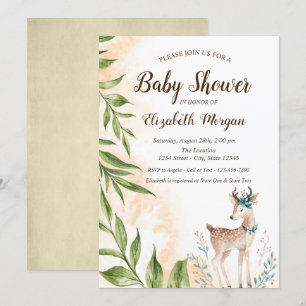 Faire invitation pour une baby shower avec un jeun