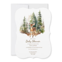 Faire invitation pour une baby shower de jeune cer