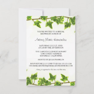 Faire invitation pour une baby shower - Lierre ver