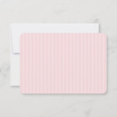 Faire Invitations Minimalistes Rose (Dos)