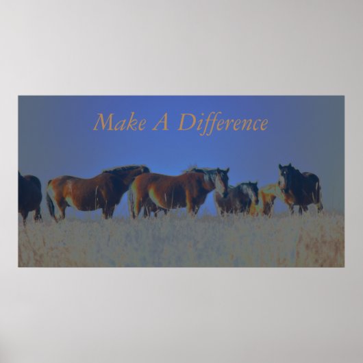 faire la différence Poster (Devant)
