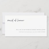 Faire la fête avec nous Invitation de témoin de ma (Devant)