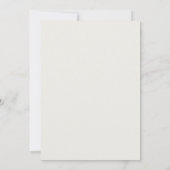 Faire la fête et être mariés Invitation pour la do (Dos)