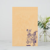 Faire le clown autour papeterie (Debout devant)