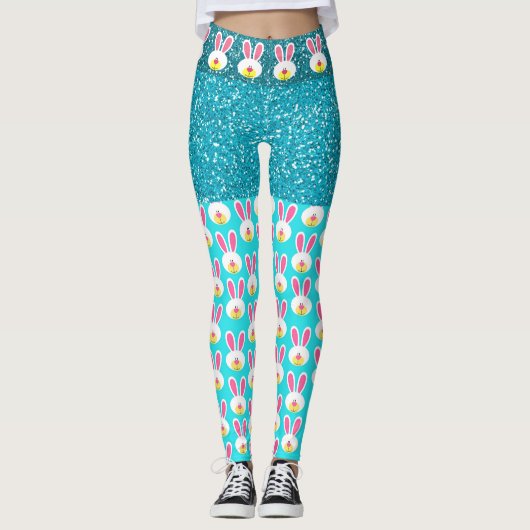 Faire le lapin Pop Pop Fashion Leggings (Devant)